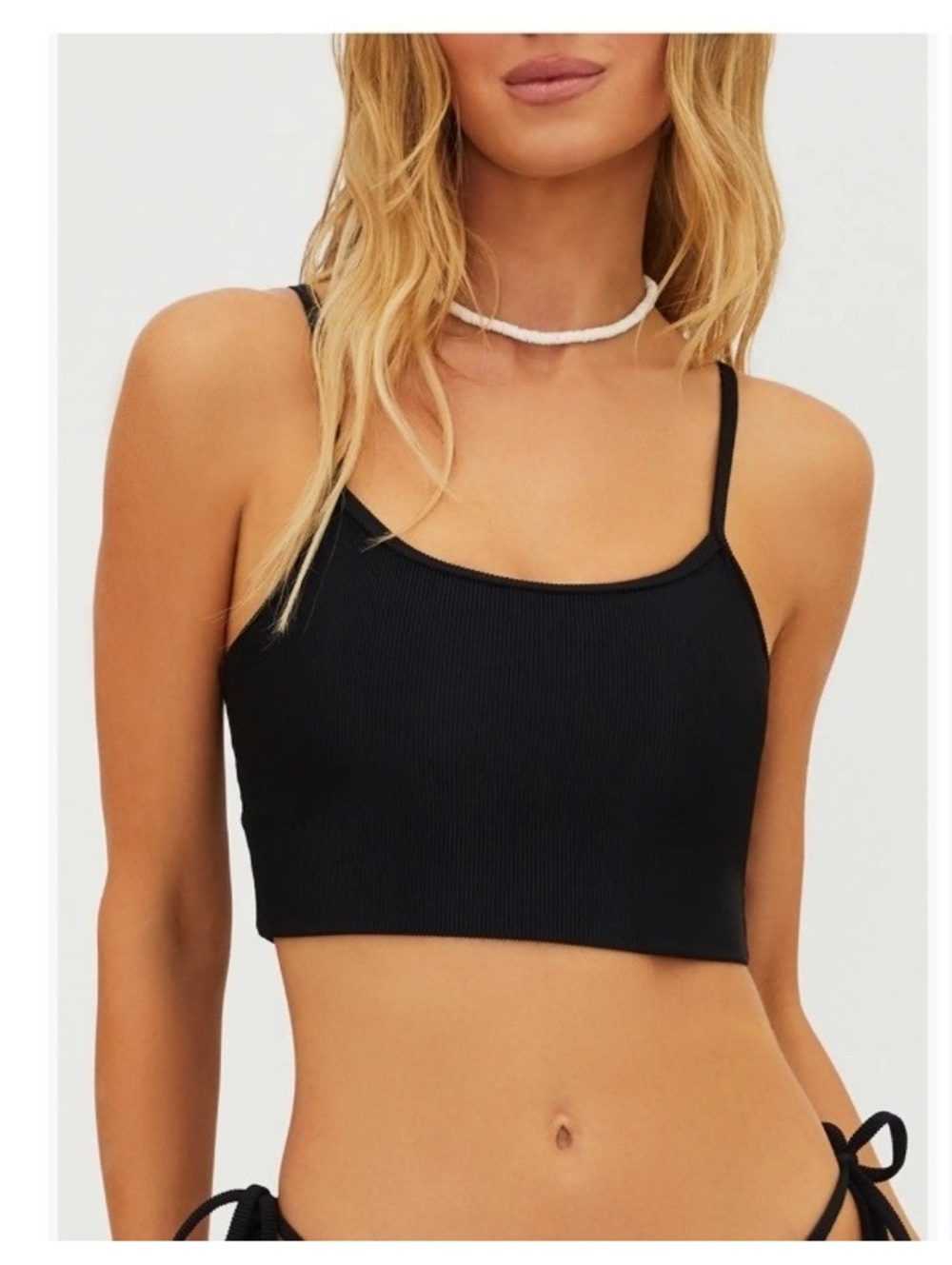 Beach Riot Elara Rib Bikini Top-S